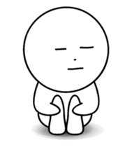 Silent Guy sticker #14557338