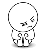 Silent Guy sticker #14557339