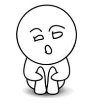 Silent Guy sticker #14557340