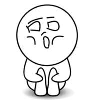 Silent Guy sticker #14557342