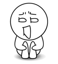 Silent Guy sticker #14557344