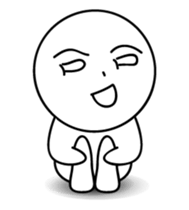 Silent Guy sticker #14557345