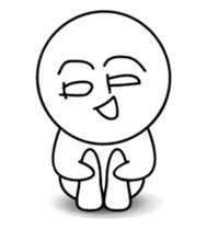 Silent Guy sticker #14557346