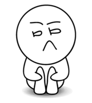 Silent Guy sticker #14557348