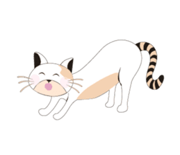 Snow Peach Kitten sticker #14557395