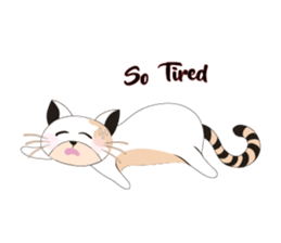 Snow Peach Kitten sticker #14557397