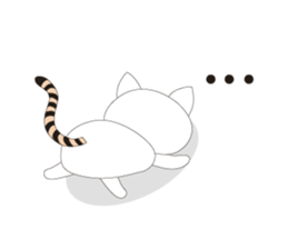 Snow Peach Kitten sticker #14557416