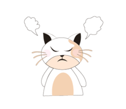 Snow Peach Kitten sticker #14557420