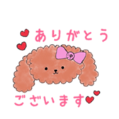 poodle oki's everyday sticker #14557473