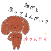 poodle oki's everyday sticker #14557484