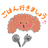 poodle oki's everyday sticker #14557489