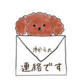 poodle oki's everyday sticker #14557500