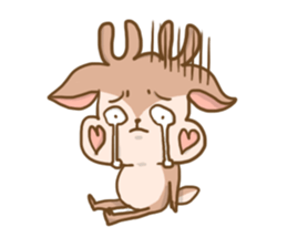 Cry Baby Deer sticker #14558039