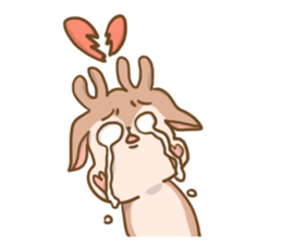Cry Baby Deer sticker #14558051