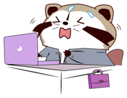 North American Raccoon (V3) sticker #14558249