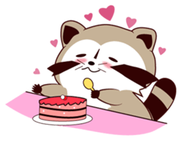 North American Raccoon (V3) sticker #14558252