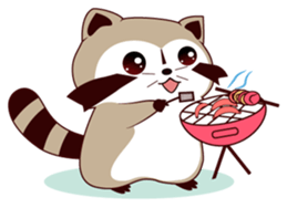 North American Raccoon (V3) sticker #14558254