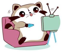 North American Raccoon (V3) sticker #14558255