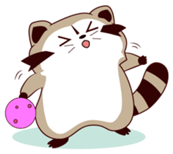 North American Raccoon (V3) sticker #14558256