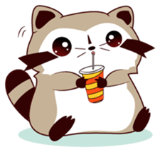 North American Raccoon (V3) sticker #14558258