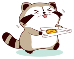 North American Raccoon (V3) sticker #14558259