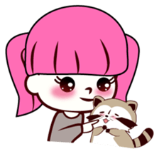 North American Raccoon (V3) sticker #14558265