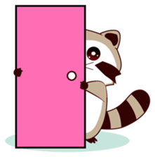 North American Raccoon (V3) sticker #14558273