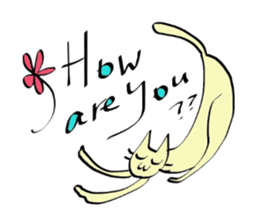 Fashionable English Stickers sticker #14558472