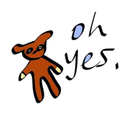 Fashionable English Stickers sticker #14558474