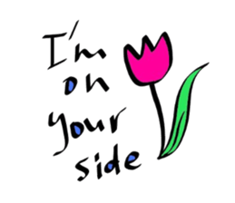 Fashionable English Stickers sticker #14558477