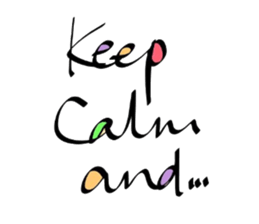 Fashionable English Stickers sticker #14558478