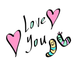 Fashionable English Stickers sticker #14558479