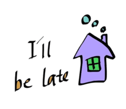 Fashionable English Stickers sticker #14558483