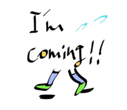 Fashionable English Stickers sticker #14558489