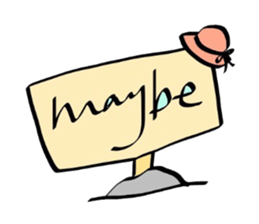 Fashionable English Stickers sticker #14558498