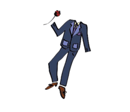 Fashionable English Stickers sticker #14558499