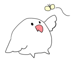 White bird sticker2017 sticker #14558667
