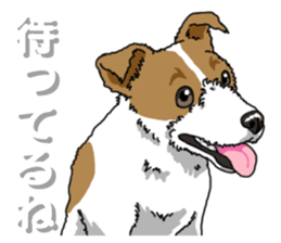 Wanko-Biyori JRT-Jack Russell terrier 2 sticker #14558972