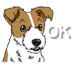 Wanko-Biyori JRT-Jack Russell terrier 2 sticker #14558976
