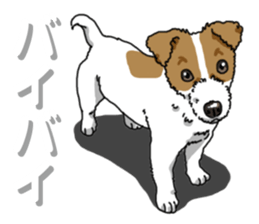 Wanko-Biyori JRT-Jack Russell terrier 2 sticker #14558988