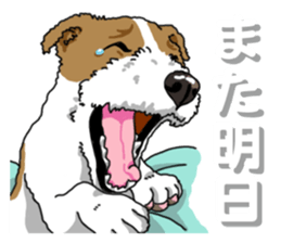Wanko-Biyori JRT-Jack Russell terrier 2 sticker #14559000