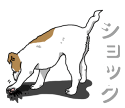 Wanko-Biyori JRT-Jack Russell terrier 2 sticker #14559001
