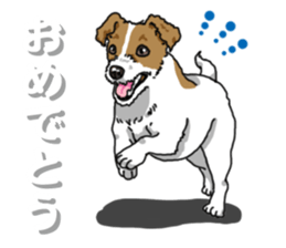 Wanko-Biyori JRT-Jack Russell terrier 2 sticker #14559002