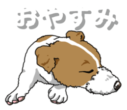 Wanko-Biyori JRT-Jack Russell terrier 2 sticker #14559005