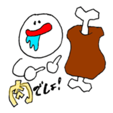 big eater sticker #14559555