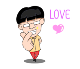 Krunoy 2D mini size sticker #14559780