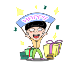 Krunoy 2D mini size sticker #14559781