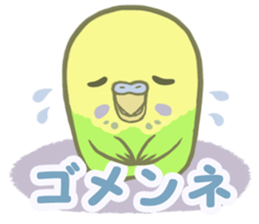 Spirited seki-chan of the budgerigar sticker #14559846