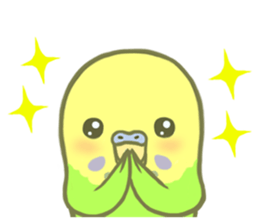Spirited seki-chan of the budgerigar sticker #14559851