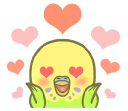 Spirited seki-chan of the budgerigar sticker #14559855